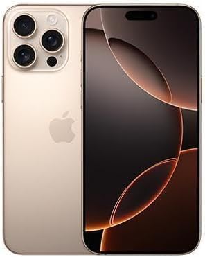 Apple iPhone 16 Pro, US Version, 256GB, Black Titanium - Unlocked (Renewed Premium)