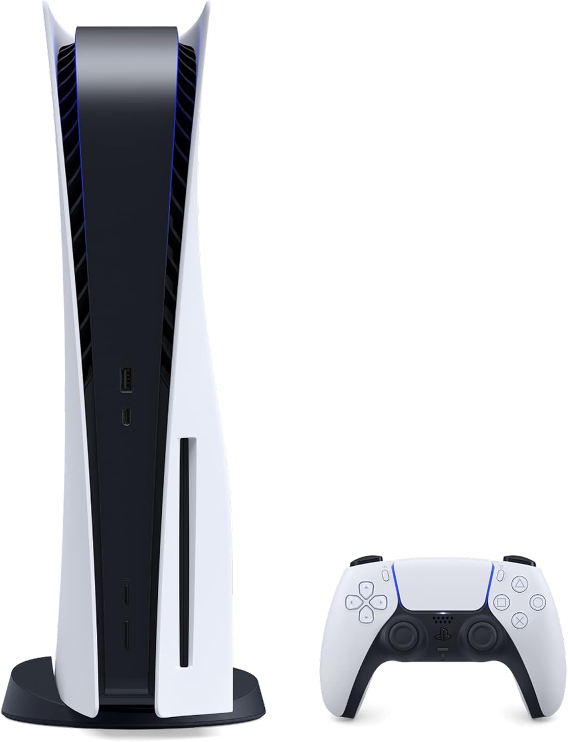PlayStation 5 Disc Edition 825GB Gaming Console + 1 Wireless Controller for PS5, 8-Core x86-64-AMD Ryzen Zen 2 CPU, 16GB GDDR6, Up to 120FPS, Michooyel HDMI_Cable