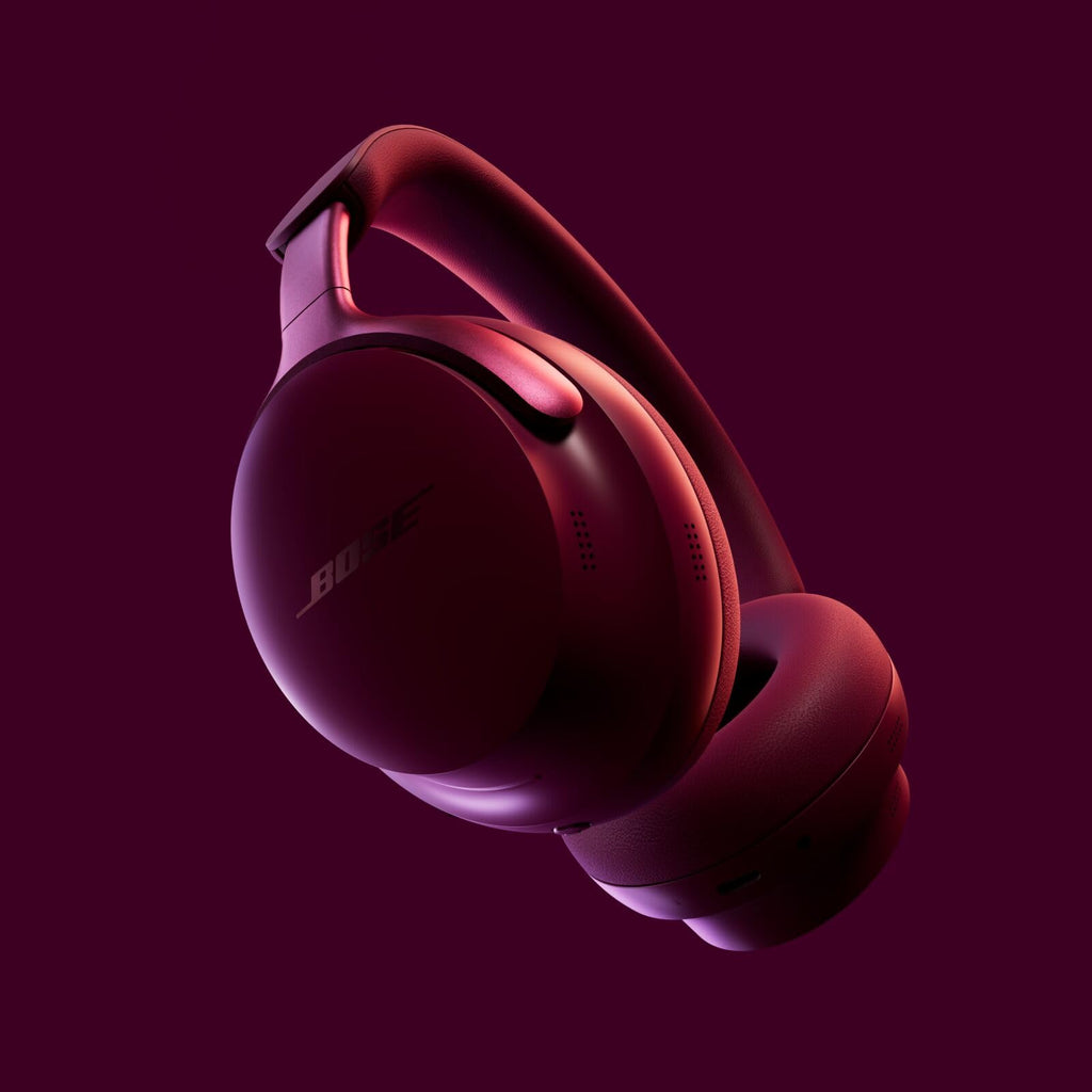 Bose QuietComfort Ultra Bluetooth Headphones, Wireless Headphones with Spatial Audio, Over Ear Noise Cancelling with Mic, Up to 24 Hours of Playtime, Black