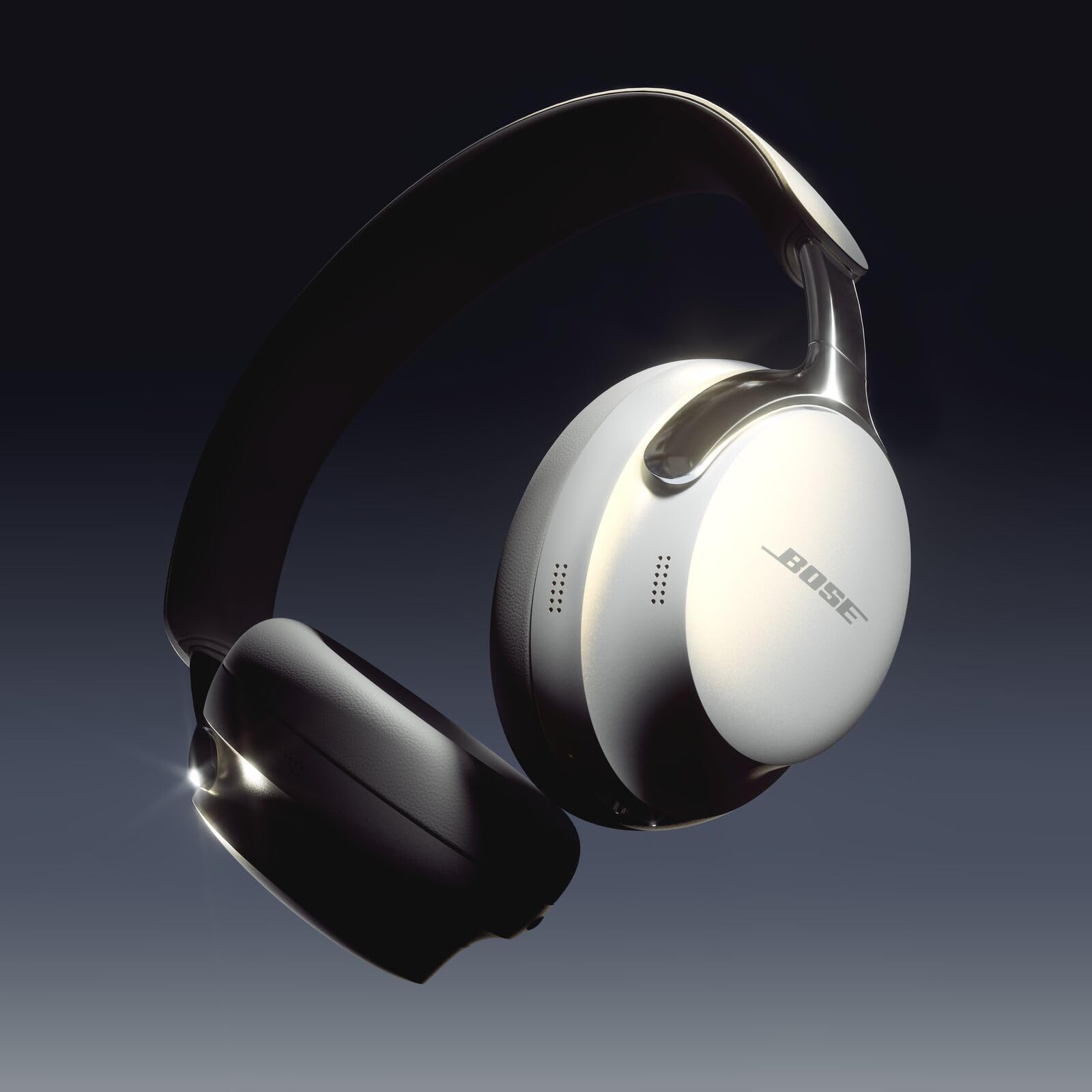 Bose QuietComfort Ultra Bluetooth Headphones, Wireless Headphones with Spatial Audio, Over Ear Noise Cancelling with Mic, Up to 24 Hours of Playtime, Black