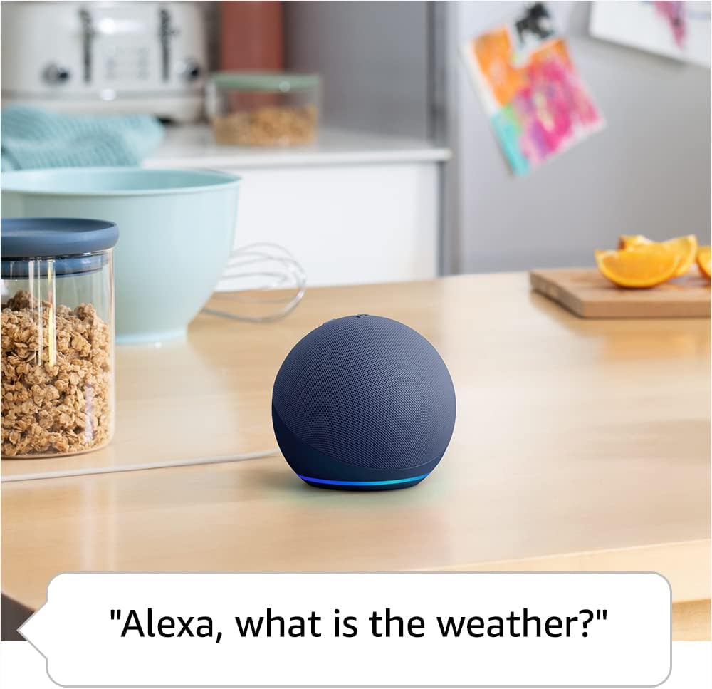Amazon Echo Dot, Vibrant sounding Alexa speaker, Great for bedrooms, dining rooms and offices, Charcoal