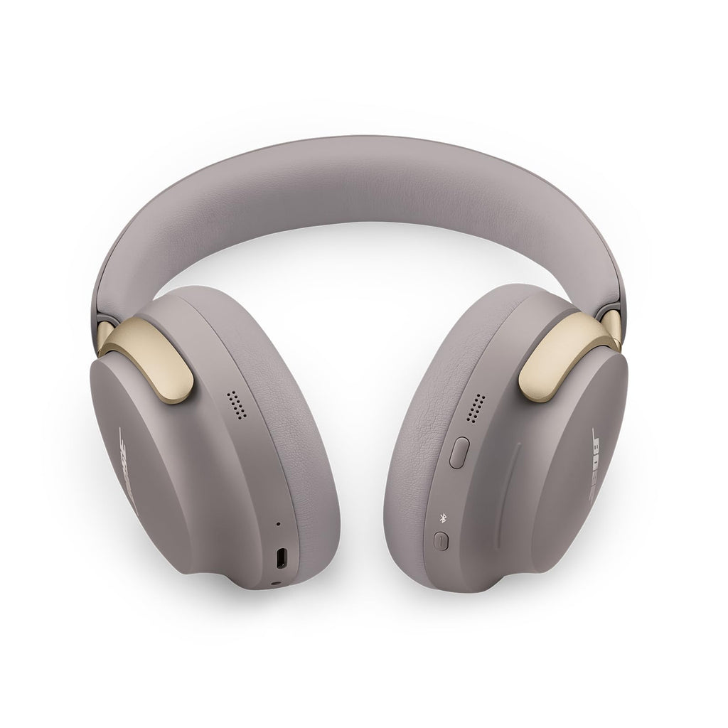 Bose QuietComfort Ultra Bluetooth Headphones, Wireless Headphones with Spatial Audio, Over Ear Noise Cancelling with Mic, Up to 24 Hours of Playtime, Black