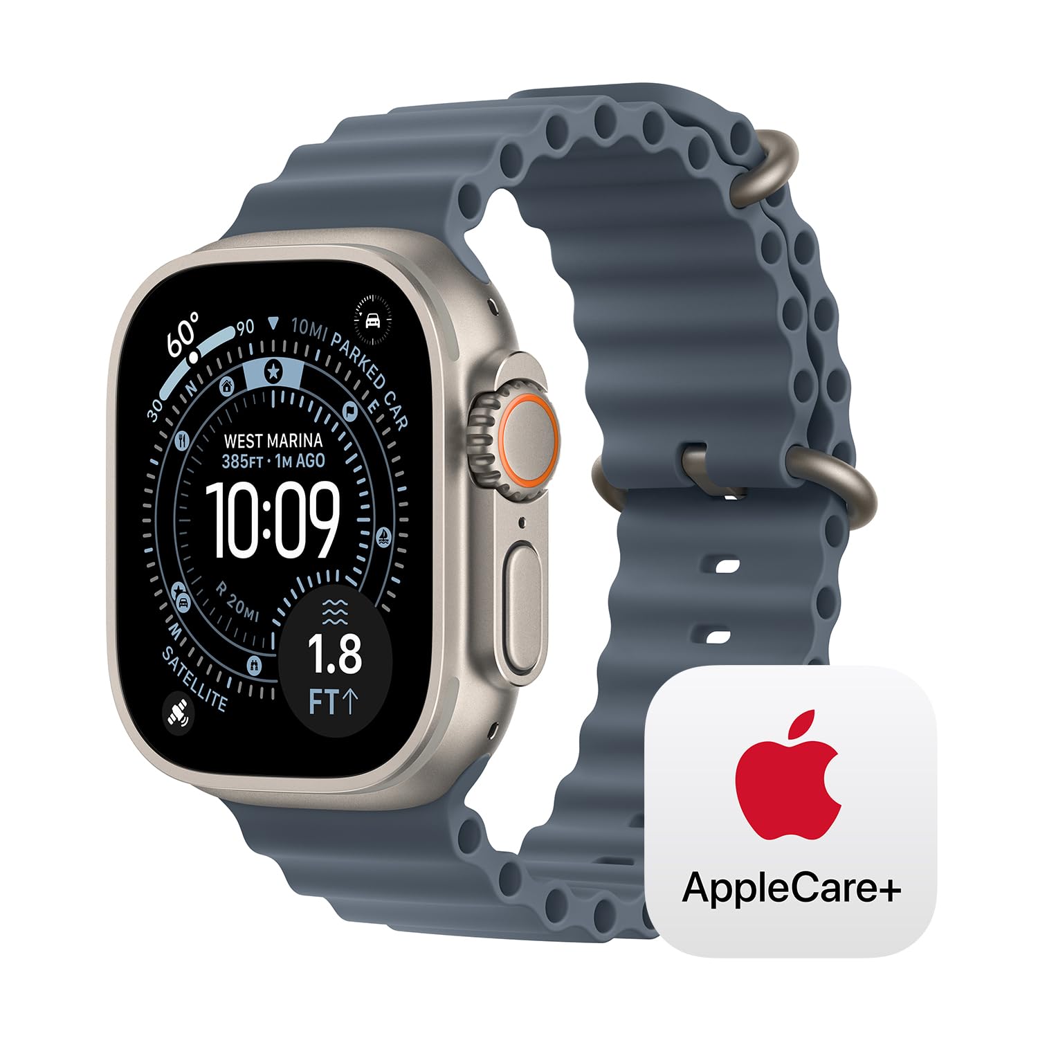 Apple Watch Ultra 3 [GPS + Cellular 49mm] Running & Multisport Smartwatch w/Rugged Titanium Case w/Black Alpine Loop - L. Satellite Communications, Advanced Health & Fitness Tracking