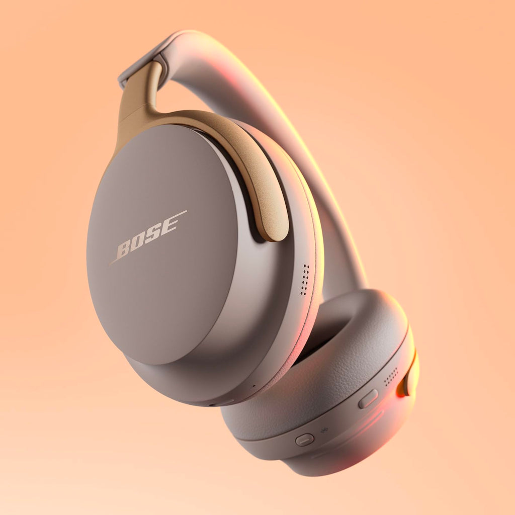 Bose QuietComfort Ultra Bluetooth Headphones, Wireless Headphones with Spatial Audio, Over Ear Noise Cancelling with Mic, Up to 24 Hours of Playtime, Black