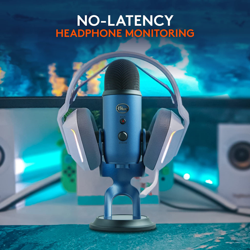 Logitech for Creators Blue Microphones Yeti USB Microphone (Blackout)