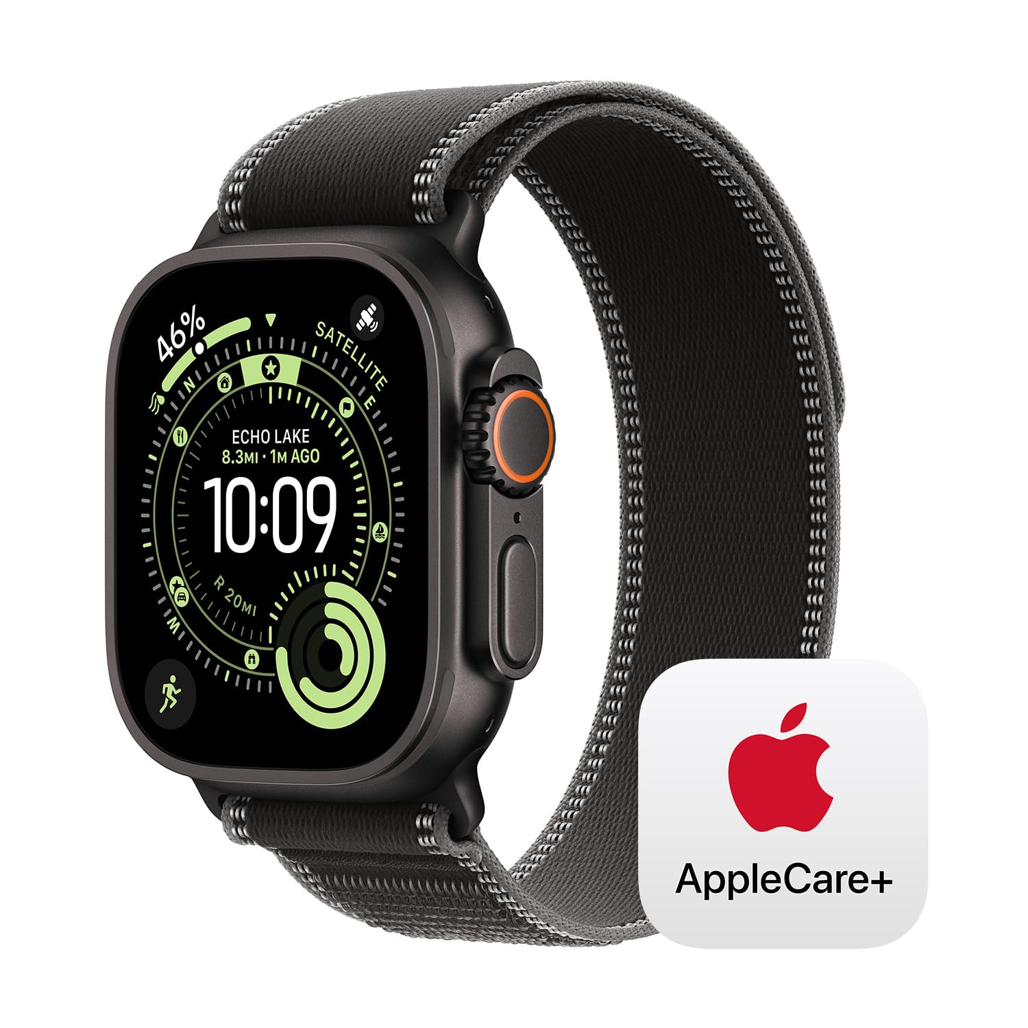 Apple Watch Ultra 3 [GPS + Cellular 49mm] Running & Multisport Smartwatch w/Rugged Titanium Case w/Black Alpine Loop - L. Satellite Communications, Advanced Health & Fitness Tracking