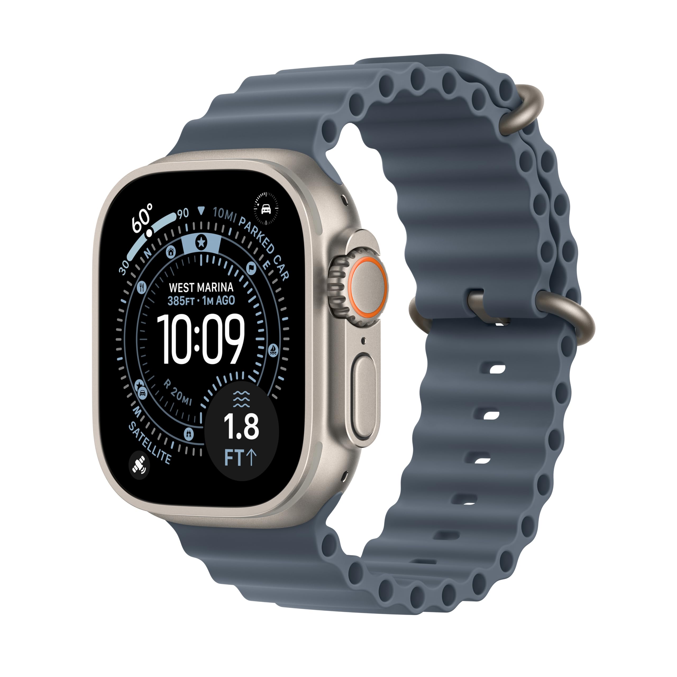 Apple Watch Ultra 3 [GPS + Cellular 49mm] Running & Multisport Smartwatch w/Rugged Titanium Case w/Black Alpine Loop - L. Satellite Communications, Advanced Health & Fitness Tracking