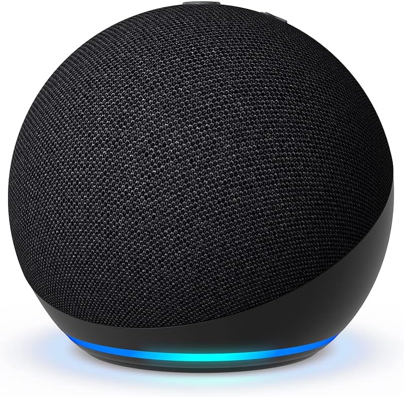 Amazon Echo Dot, Vibrant sounding Alexa speaker, Great for bedrooms, dining rooms and offices, Charcoal