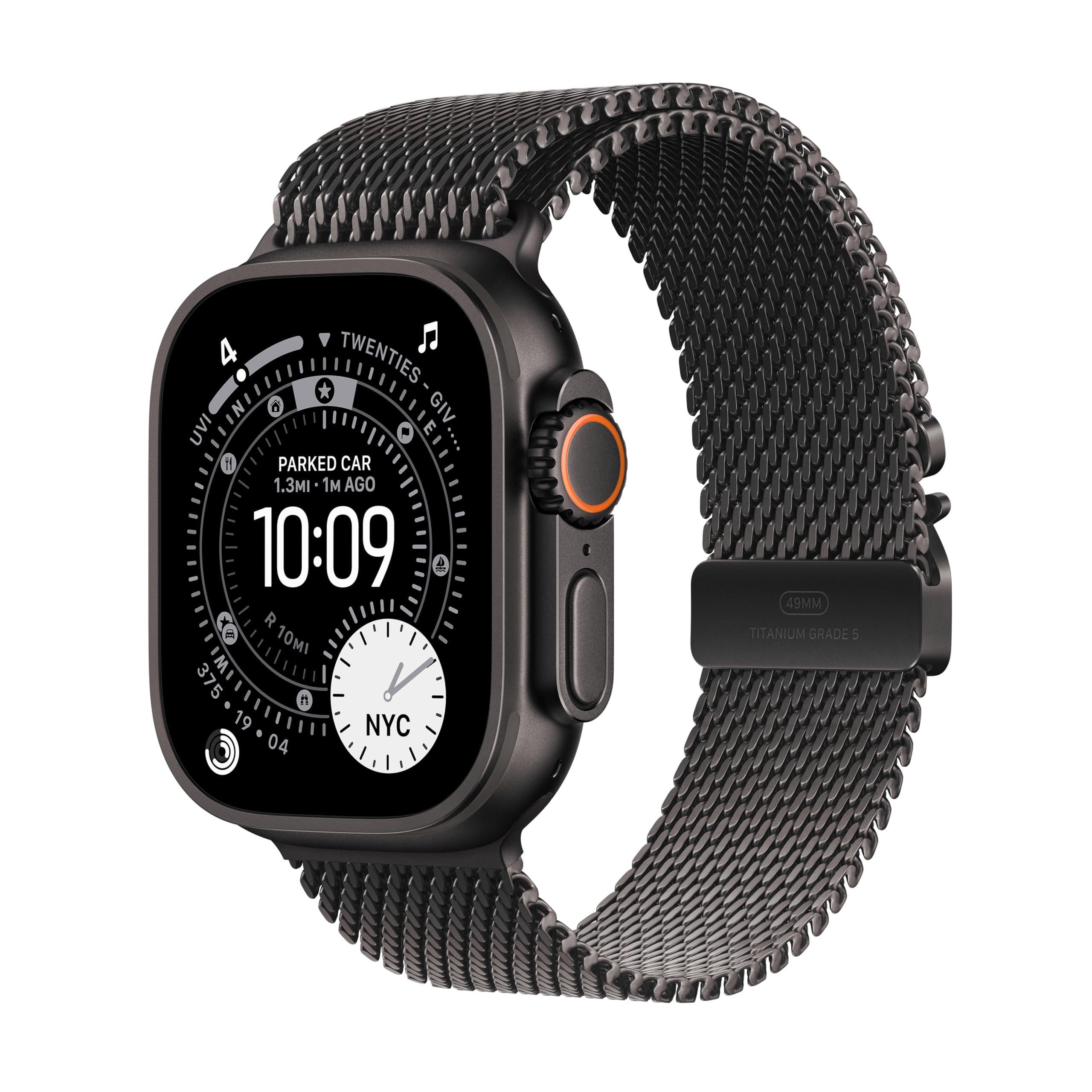 Apple Watch Ultra 3 [GPS + Cellular 49mm] Running & Multisport Smartwatch w/Rugged Titanium Case w/Black Alpine Loop - L. Satellite Communications, Advanced Health & Fitness Tracking