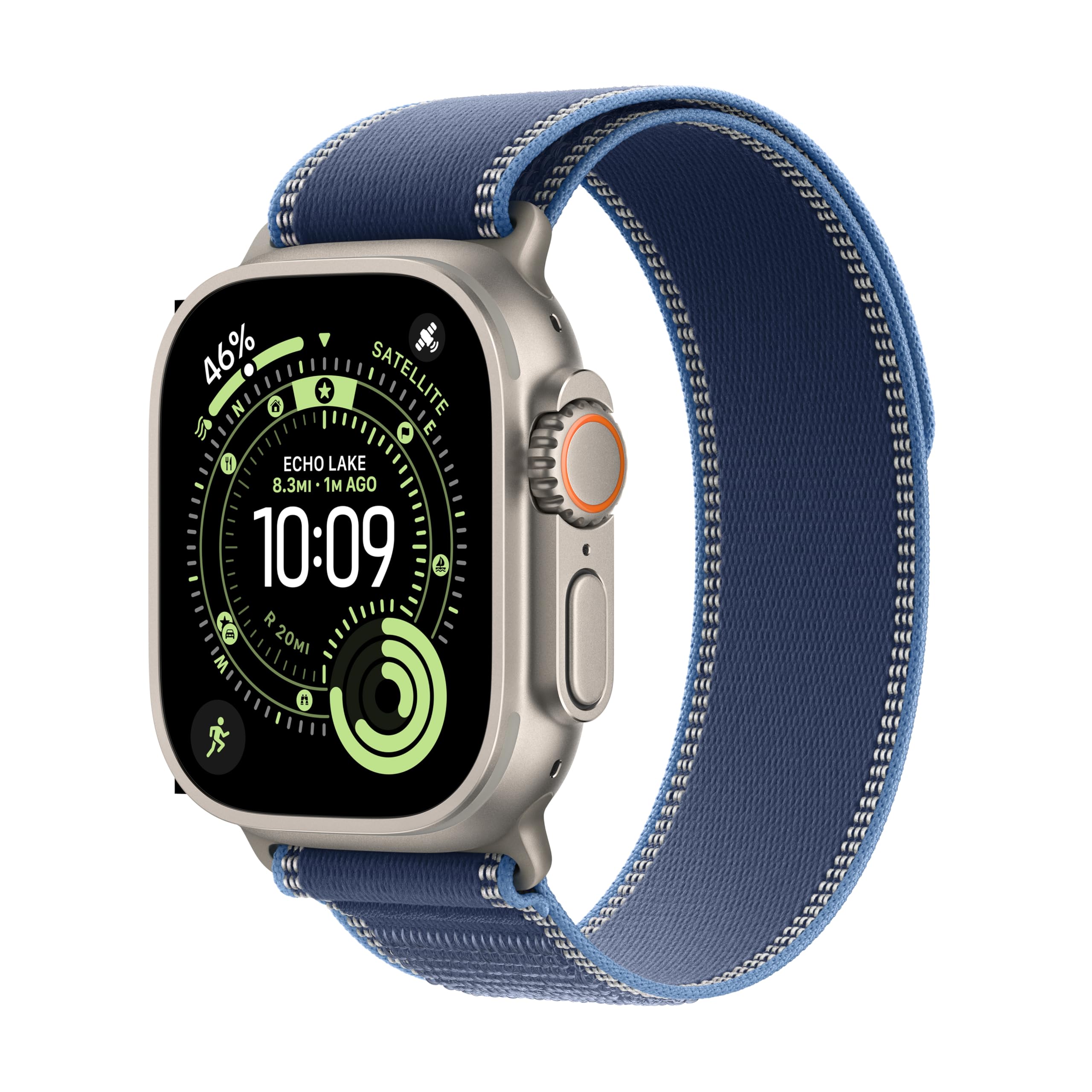 Apple Watch Ultra 3 [GPS + Cellular 49mm] Running & Multisport Smartwatch w/Rugged Titanium Case w/Black Alpine Loop - L. Satellite Communications, Advanced Health & Fitness Tracking