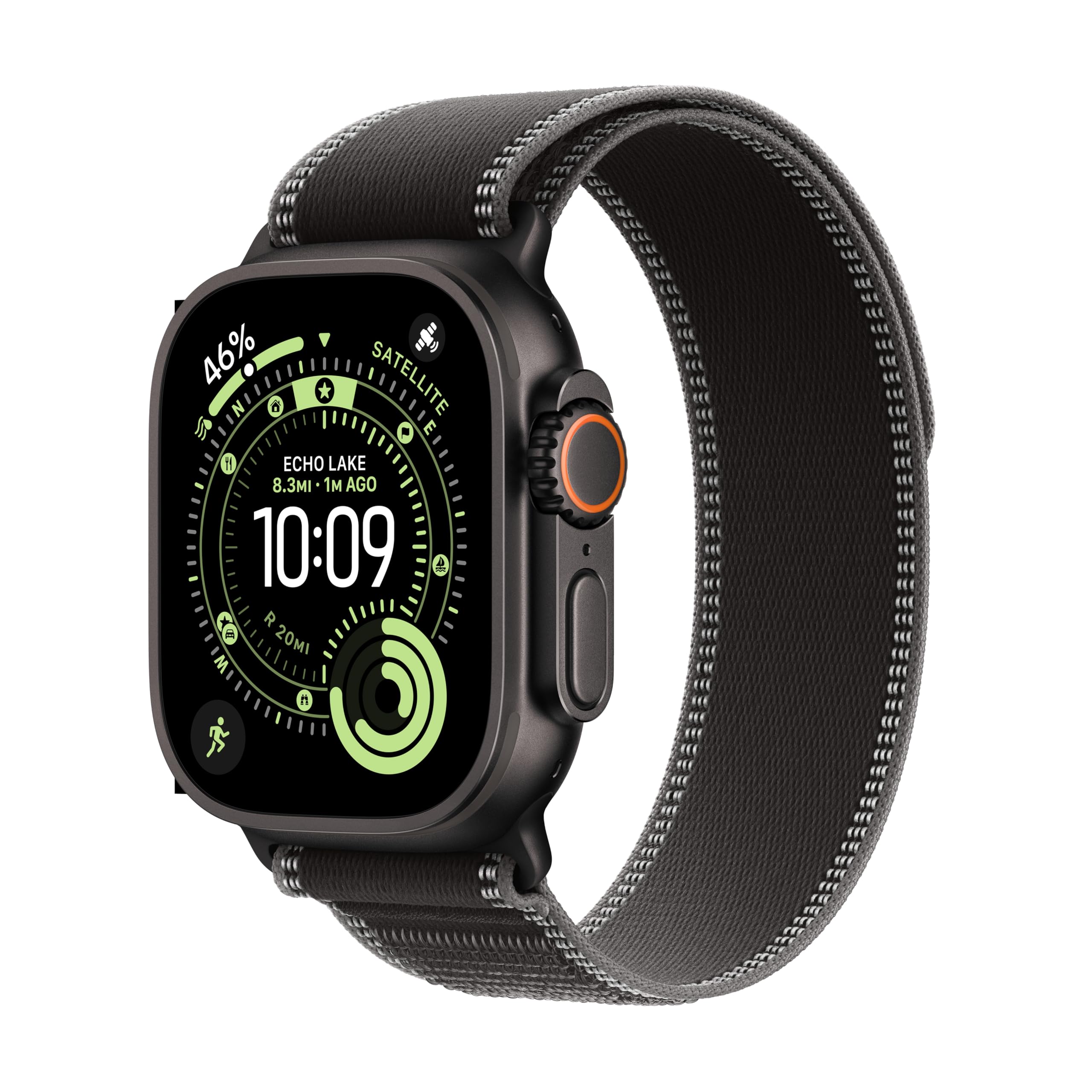 Apple Watch Ultra 3 [GPS + Cellular 49mm] Running & Multisport Smartwatch w/Rugged Titanium Case w/Black Alpine Loop - L. Satellite Communications, Advanced Health & Fitness Tracking